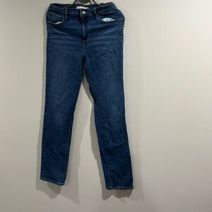 Levi's 724  high rise straight deep indigo blue , Straight Jeans size28